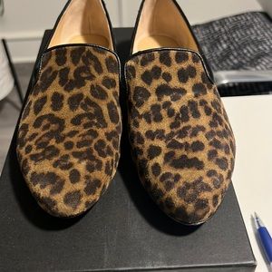 Veronica beard leopard print flats